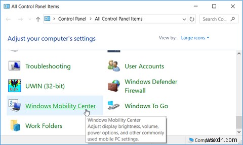 11 วิธีในการเปิด Windows Mobility Center 