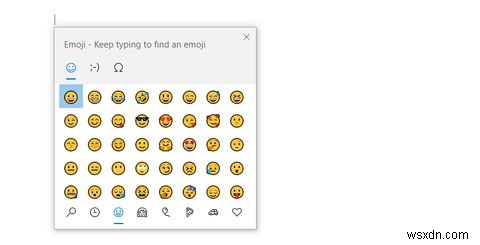 วิธีค้นหาและใช้ Emojis ใน Windows 10 