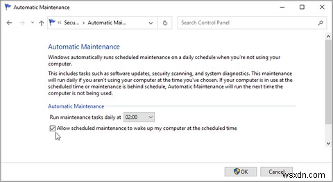 วิธีการแก้ไขข้อผิดพลาด “Windows ไม่สามารถเรียกใช้การบำรุงรักษาอัตโนมัติ” Error 