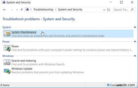 วิธีการแก้ไขข้อผิดพลาด “Windows ไม่สามารถเรียกใช้การบำรุงรักษาอัตโนมัติ” Error 
