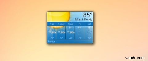 7 วิดเจ็ตสภาพอากาศที่ดีที่สุดสำหรับ Windows 