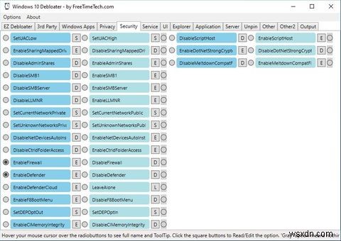 ลบ Fluff ออกจาก Windows 10 ด้วย Windows Decrapifier &Debloater 