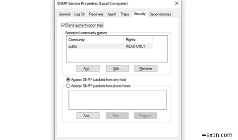 วิธีการติดตั้งและกำหนดค่า SNMP บน Windows 10 