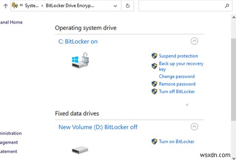 วิธีปิดการใช้งานหรือระงับ BitLocker บน Windows 10 
