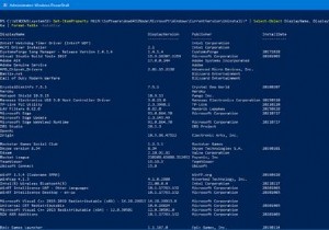 วิธีรับรายการโปรแกรมที่ติดตั้งทั้งหมดใน Windows:5 วิธี 
