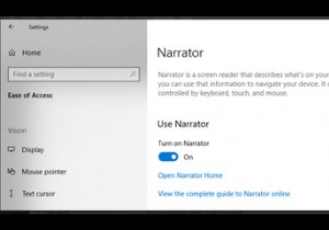 คู่มือเริ่มต้นสำหรับผู้บรรยายของ Windows 10 