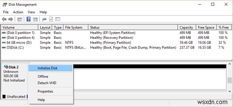 วิธีเตรียมใช้งาน SSD ใน Windows 10 