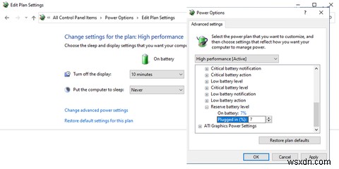 5 วิธีในการแก้ไขการแจ้งเตือนแบตเตอรี่ต่ำของ Windows 10 เมื่อไม่แสดง 