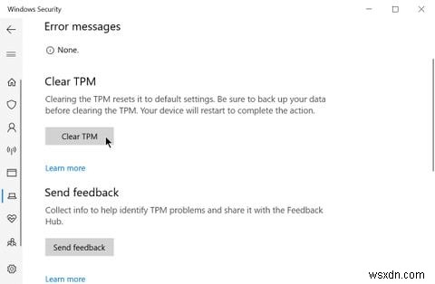 วิธีแก้ไขข้อผิดพลาด Trusted Module Platform (TPM) ใน Windows 10 