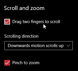วิธีเปิดใช้งานการเลื่อนด้วยสองนิ้วบนแล็ปท็อป Windows 