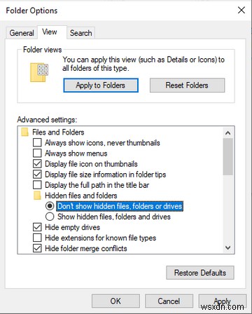 วิธีซ่อนไฟล์ โฟลเดอร์ และไดรฟ์ใน Windows 10 