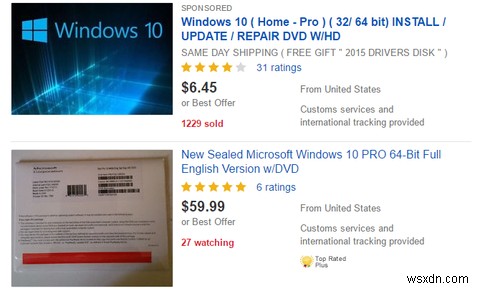 วิธีรับ Windows 10 ฟรีหรือราคาถูก 