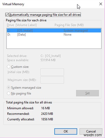 คุณต้องการพื้นที่ว่างเท่าใดในการรัน Windows 10? 