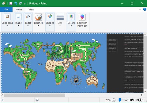 วิธีแก้ไขและปรับปรุงภาพหน้าจอโดยใช้ MS Paint 