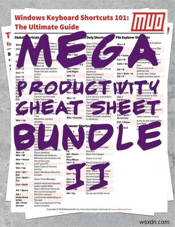 ดาวน์โหลด Cheat Sheet เพื่อเพิ่มผลผลิตได้ฟรี! 