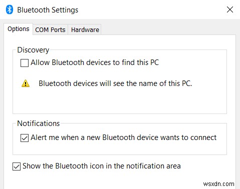 วิธีเปิดหรือแก้ไข Bluetooth บน Windows 10 