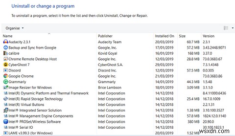 วิธีถอนการติดตั้งโปรแกรมใน Windows 10 อย่างรวดเร็ว 