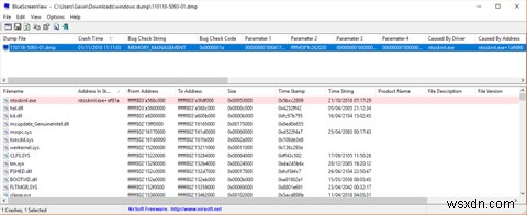 วิธีแก้ไขข้อผิดพลาดหน้าจอสีน้ำเงินโดยใช้ WinDbg และ BlueScreenView 