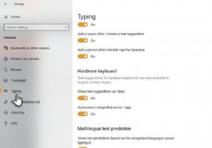 วิธีตั้งค่าการคาดเดาข้อความหลายภาษาใน Windows 10 