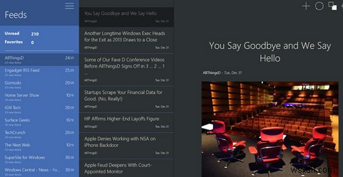 7 ผู้อ่าน RSS ที่ดีที่สุดใน Windows Store 