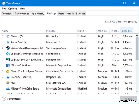 โปรแกรมเหล่านี้ทำให้ Windows 10 Boot ช้าลง 