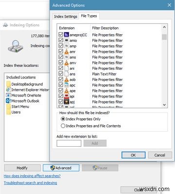 วิธียกเว้นประเภทไฟล์จากการค้นหาของ Windows 10 