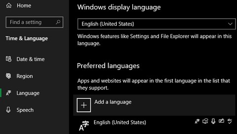 วิธีเปลี่ยนภาษาของระบบใน Windows 10 