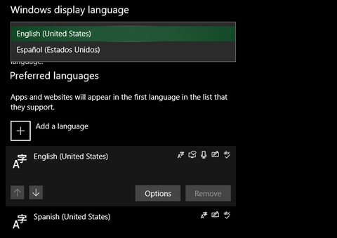 วิธีเปลี่ยนภาษาของระบบใน Windows 10 