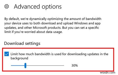 วิธีจำกัดแบนด์วิดท์ที่อนุญาตสำหรับการอัปเดตใน Windows 10 