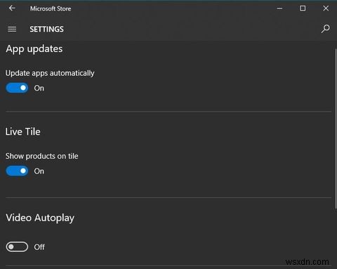 วิธีปิดใช้งานการเล่นวิดีโออัตโนมัติใน Microsoft Store 