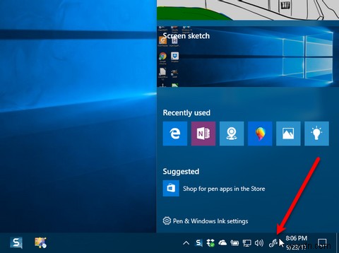วิธีใช้ Windows Ink ด้วยหน้าจอสัมผัสบน Windows 10 