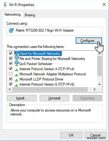 วิธีปิด Wi-Fi เมื่อเชื่อมต่ออีเธอร์เน็ตใน Windows 10 