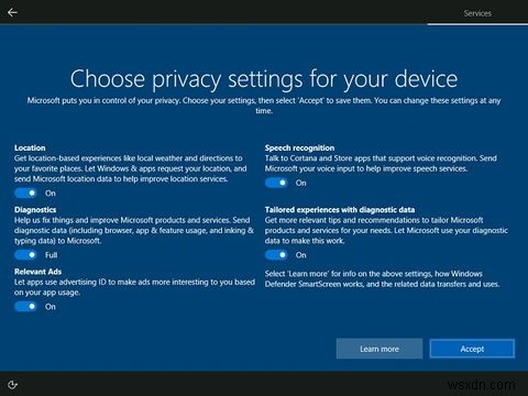 ความเป็นส่วนตัวและ Windows 10:คำแนะนำเกี่ยวกับ Windows Telemetry 