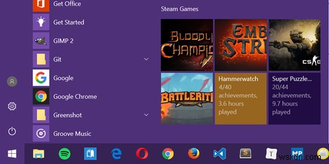 วิธีเพิ่มเกม Steam เป็นเมนูเริ่ม Live Tiles 