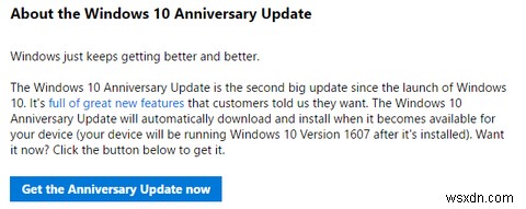 วิธีรับการอัปเดตในโอกาสวันครบรอบของ Windows 10 ทันที 