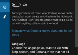 วิธีเปลี่ยนภาษาของ Cortana ใน Windows 10 