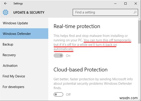 วิธีปิดการใช้งาน Windows Defender ด้วยตนเองใน Windows 10 Home 