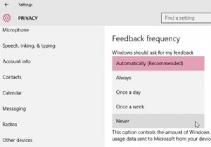 วิธีปิดการแจ้งเตือนคำติชมของ Windows for Good 
