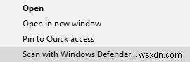 วิธีที่ง่ายที่สุดในการสแกนไฟล์เพื่อหาไวรัสใน Windows 10 