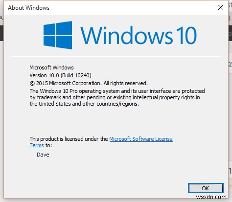 วิธีค้นหาว่าคุณมี Windows 10 เวอร์ชันใด 