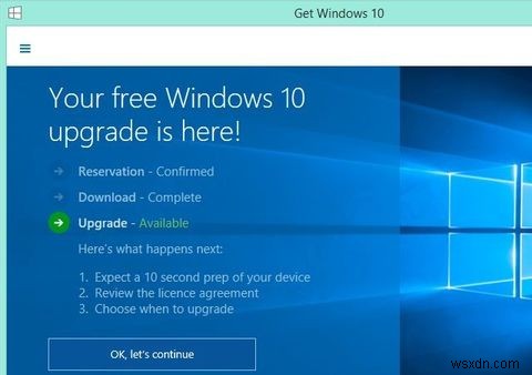 หยุดการดาวน์โหลดและติดตั้ง Windows 10 บนอุปกรณ์ Windows 7 หรือ 8 ของคุณ 