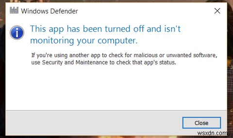วิธีใช้การป้องกันมัลแวร์ของ Windows Defender บน Windows 10 