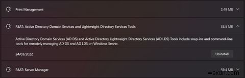 วิธีการติดตั้ง Remote Server Administration Tools (RSAT) ใน Windows 11 