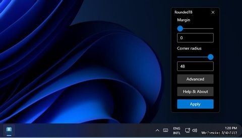 วิธีเพิ่มมุมโค้งมนให้กับทาสก์บาร์ของ Windows 11 