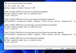 วิธีเพิ่มตัวเลือกหน้าต่างคำสั่งเปิดให้กับเมนูบริบทของ Windows 11 