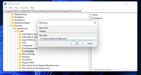 วิธีการตั้งค่าทางลัดเมนูบริบทตัวจัดเรียงข้อมูลบนดิสก์ใน Windows 11 
