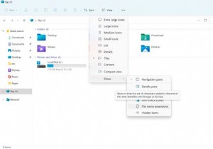 วิธีดูนามสกุลไฟล์ใน Windows 11 