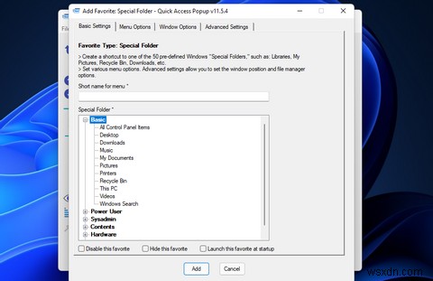 วิธีเพิ่ม Custom Middle Click Menu ให้กับ Windows 11 