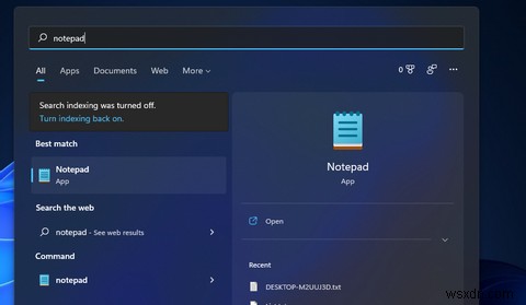 9 วิธีในการเปิด Notepad ใน Windows 11 