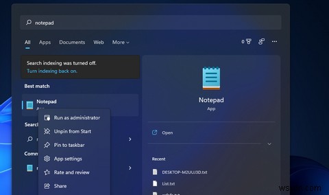 9 วิธีในการเปิด Notepad ใน Windows 11 